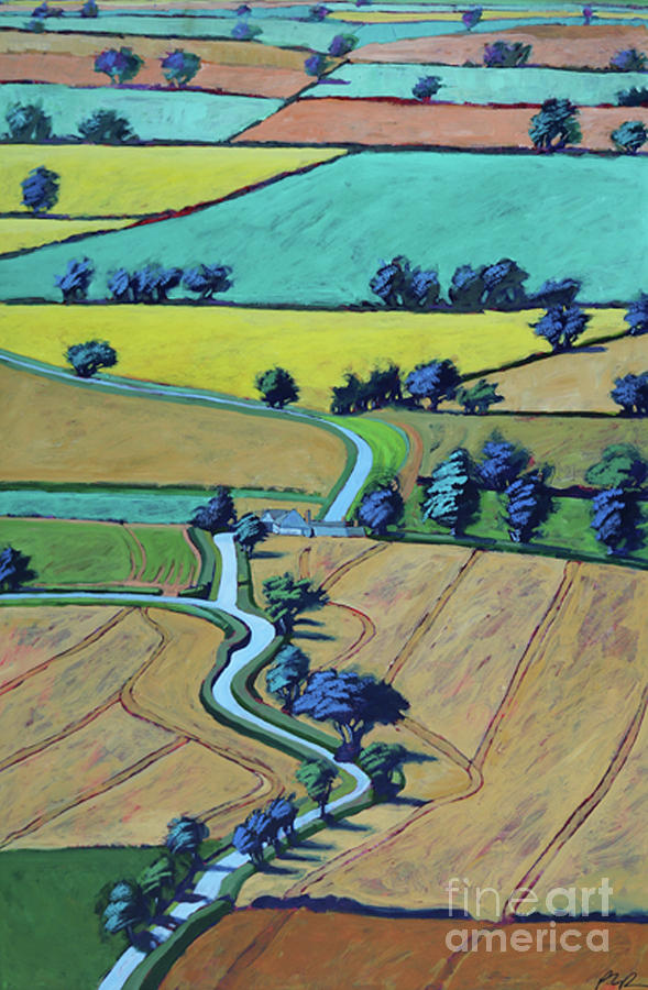 Lane in summer Painting by Paul Powis