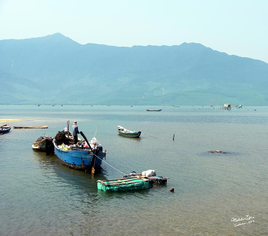 Lang Co Boats - Hue, Vietnam Photograph by Madeline Ellis