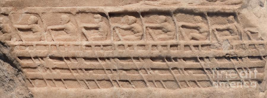 Lanormant Trireme Relief Detail. Photograph by David Parker/science Photo Library