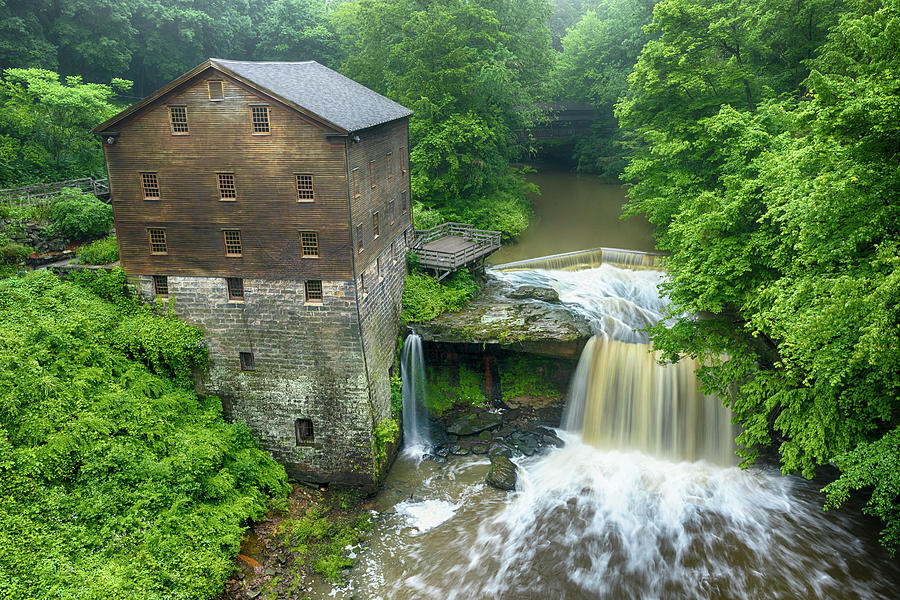 Vintage Photograph - Lantermans Mill - #1 by Stephen Stookey