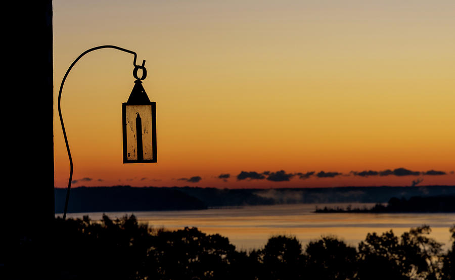 Lantern at Sunrise Photograph by Liz Albro
