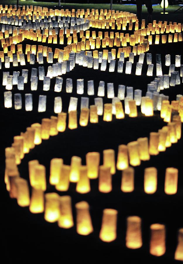 Lantern Festival At Tokyo Midtown Photograph by Vladimir Zakharov
