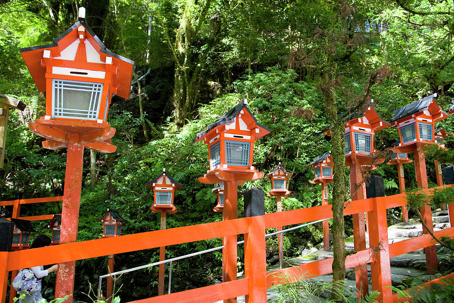 Lantern Stairway, Kurama Dera, Kitayama Photograph by Lonely Planet