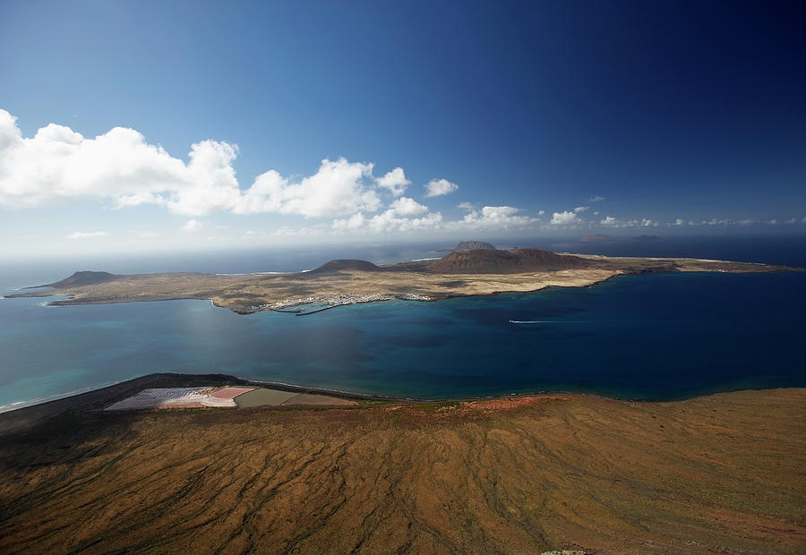 Lanzarote, View From Mirador Del Rio To Photograph by Wilfried Krecichwost