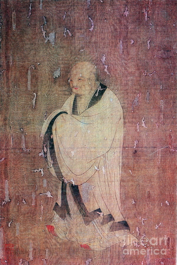 Lao-tzu, Chinese Philosopher And Sage Drawing by Print Collector
