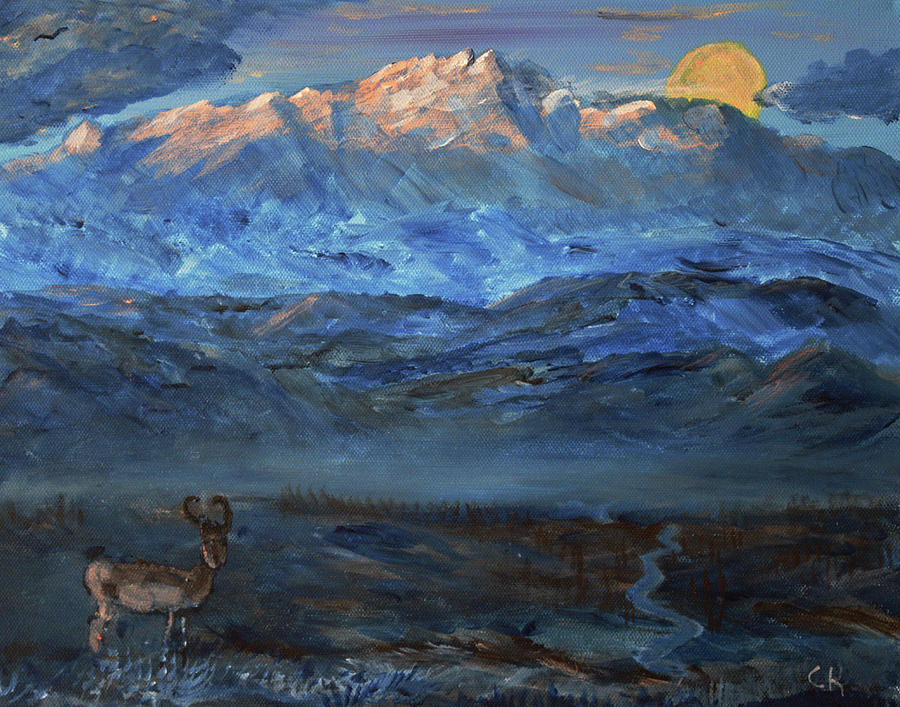 Winter Painting - Laramie Peak Morning by Chance Kafka