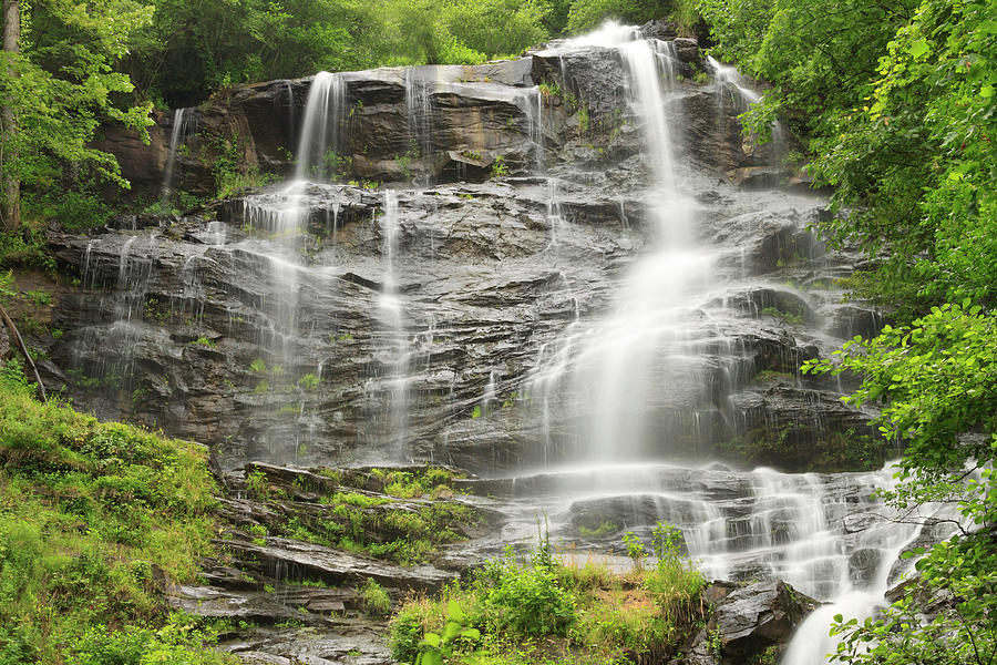 Large Cascading Waterfall Photograph by Joerosh