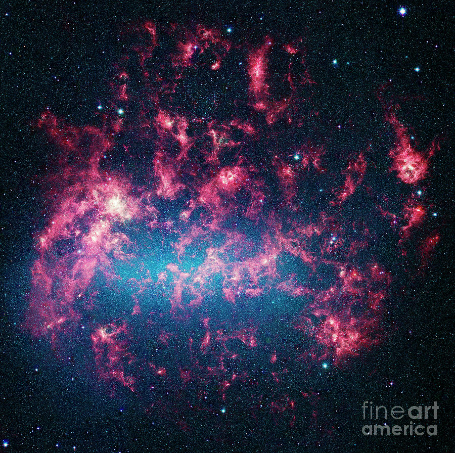 Large Magellanic Cloud Photograph by Jpl-caltech/stsci/nasa/science Photo Library