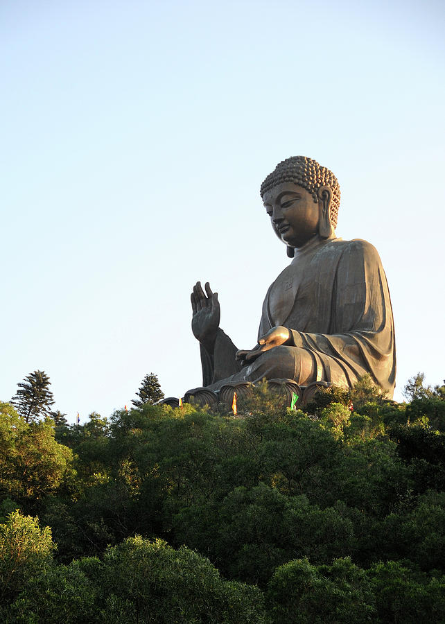 Large Seated Buddha On A Hill Top Photograph by Craig Gordon