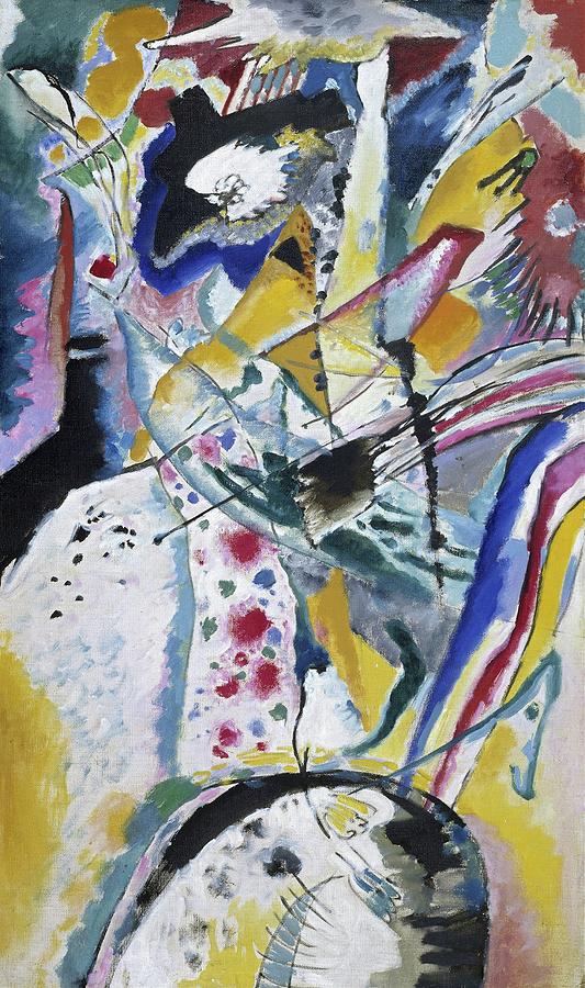 Wassily Kandinsky Painting - Large Study On A Mural For Edwin R. Campbell by Wassily Kandinsky