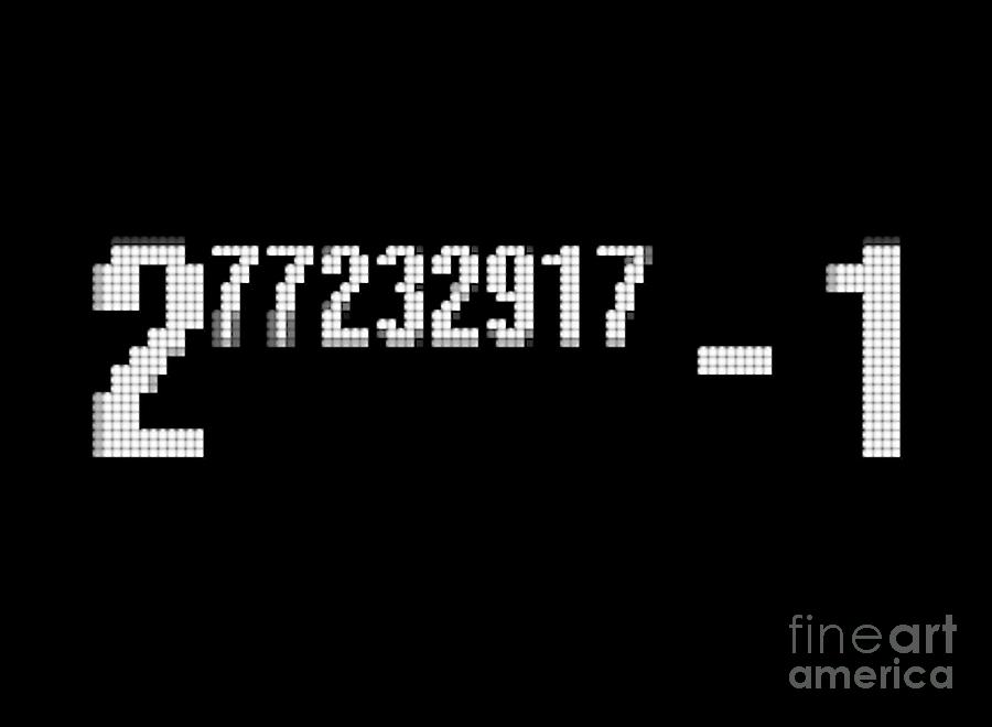 Largest Known Prime Number Photograph By Science Photo Library largest-known-prime-number-photograph-by-science-photo-library