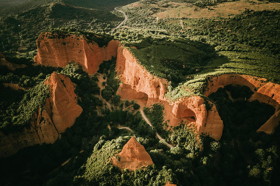 Landscape Photograph - Las Medulas, Monument Of Old Roman Gold Mining by Cavan Images