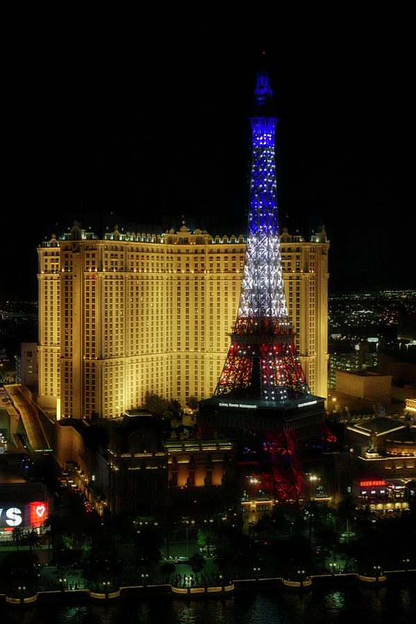 Eiffel Tower In Las Vegas At Night Stock Photo, Picture and Royalty Free  Image. Image 13160920.