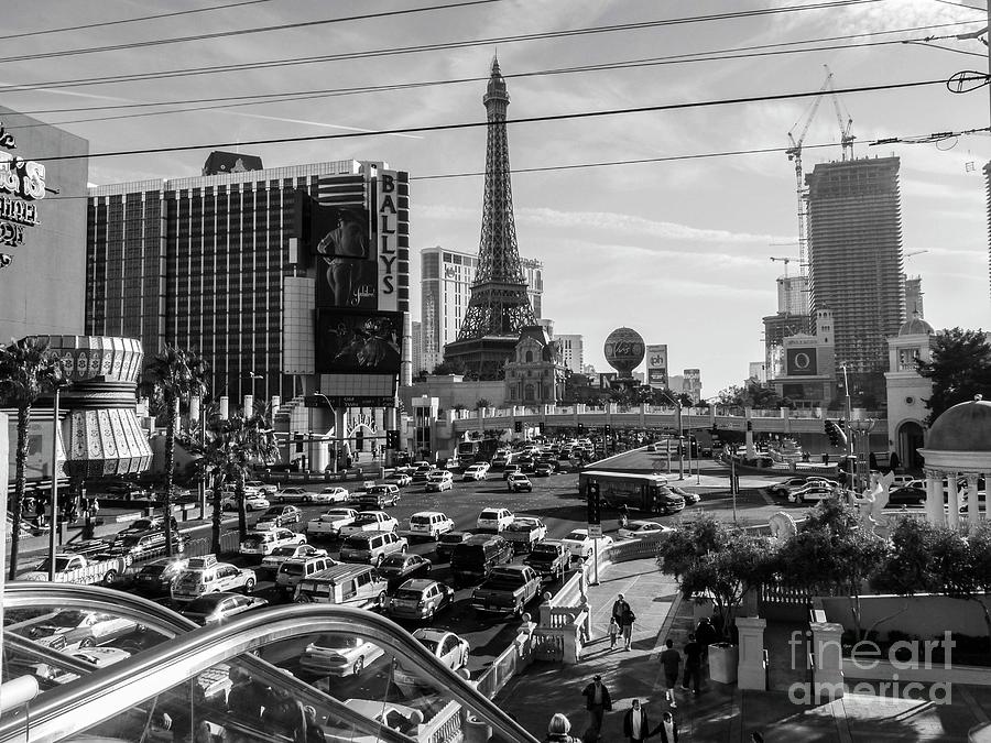 Las Vegas Boulevard at Flamingo Boulvard Photograph by David Bearden
