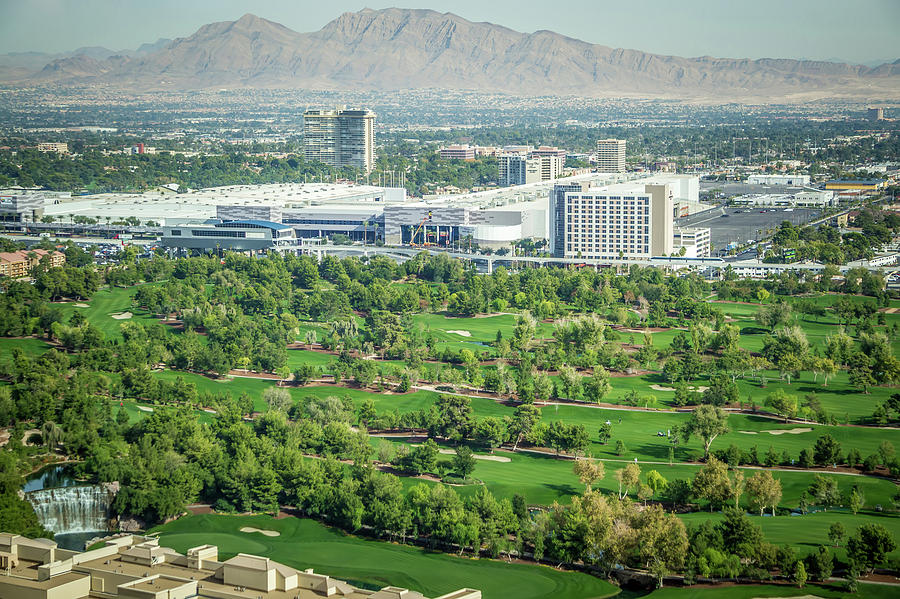 Las Vegas Golf Course Resort On Sunny Day Photograph by Alex Grichenko