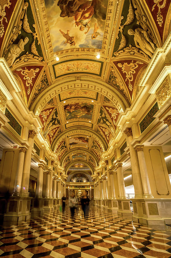 Las vegas nevada luxurious architecture and accommodation scenes Photograph by Alex Grichenko