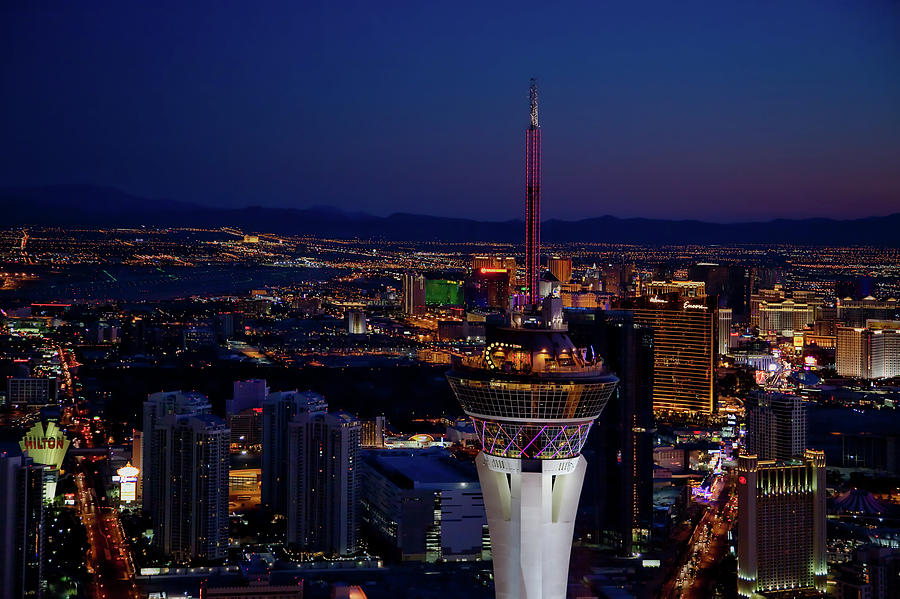 Las Vegas Photograph - Las Vegas Stratosphere Tower by Mountain Dreams