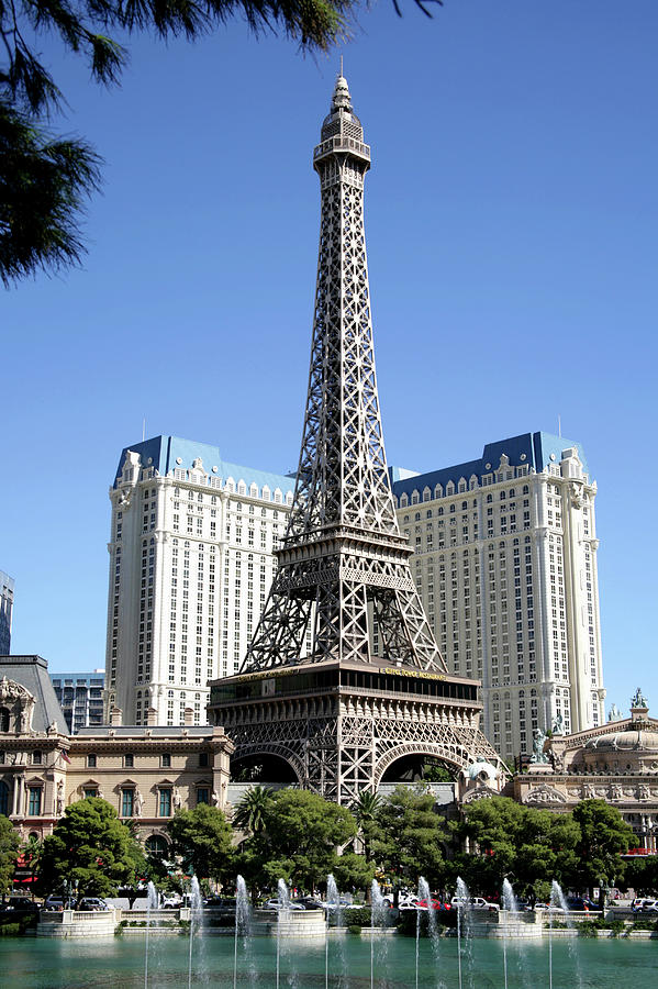 Architecture Photograph - Las Vegas Strip, Paris Las Vegas And by Hisham Ibrahim