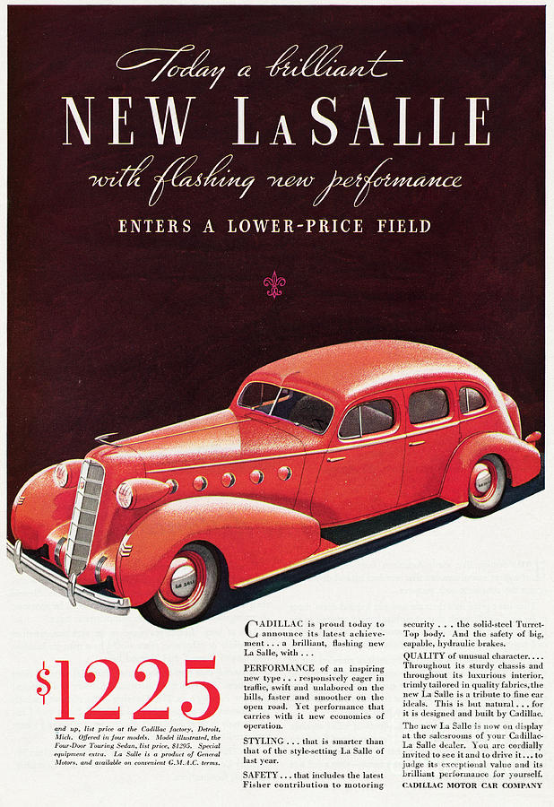 Lasalle Cadillac Photograph by Bettmann Lasalle Cadillac Photograph by Bettmann