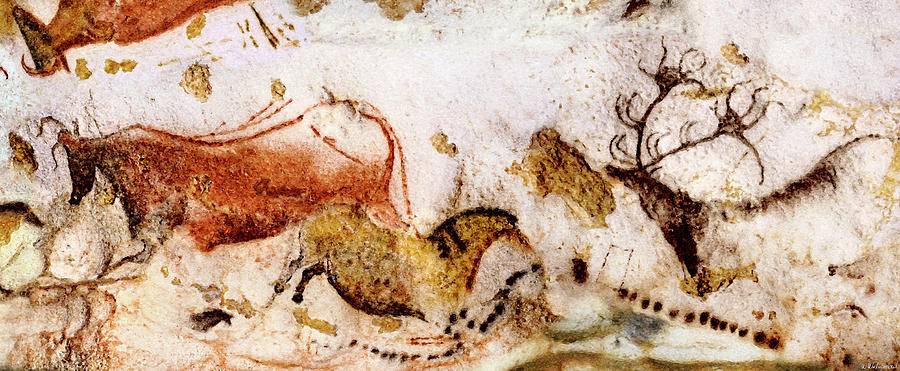 Lascaux Cow Horse and Deer by Weston Westmoreland Lascaux Cow Horse and Deer by Weston Westmoreland