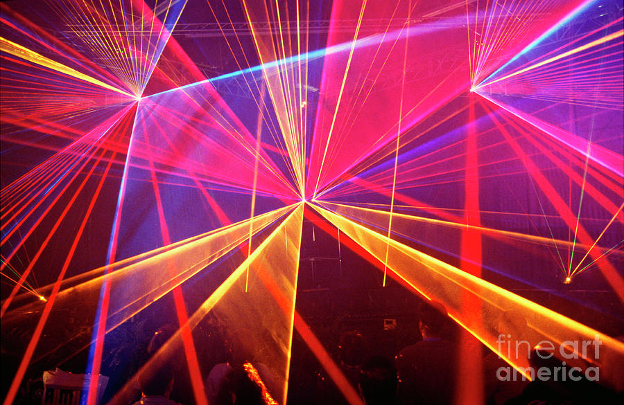 Laser Light Show Photograph by Fine Art America
