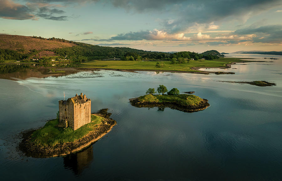 Last Light at Castle Stalker by Dave Bowman Last Light at Castle Stalker by Dave Bowman