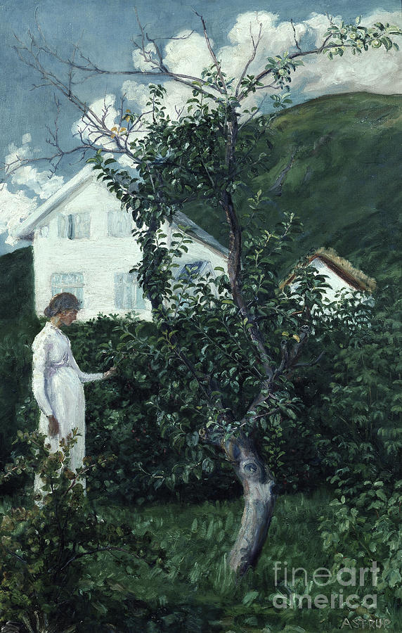 Last Summer Days, Circa 1911 Painting by Nikolai Astrup
