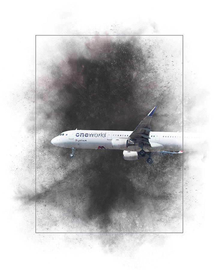 Latam Mixed Media - Latam Brasil Airbus A321-211 Painting by Smart Aviation Latam Mixed Media - Latam Brasil Airbus A321-211 Painting by Smart Aviation