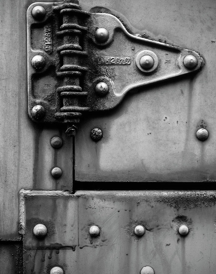 Latch Door Of A Railcar Photograph by Panoramic Images
