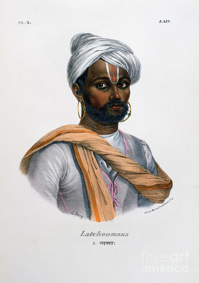 Latchoumana, 1828. Artist Marlet Et Cie Drawing by Print Collector