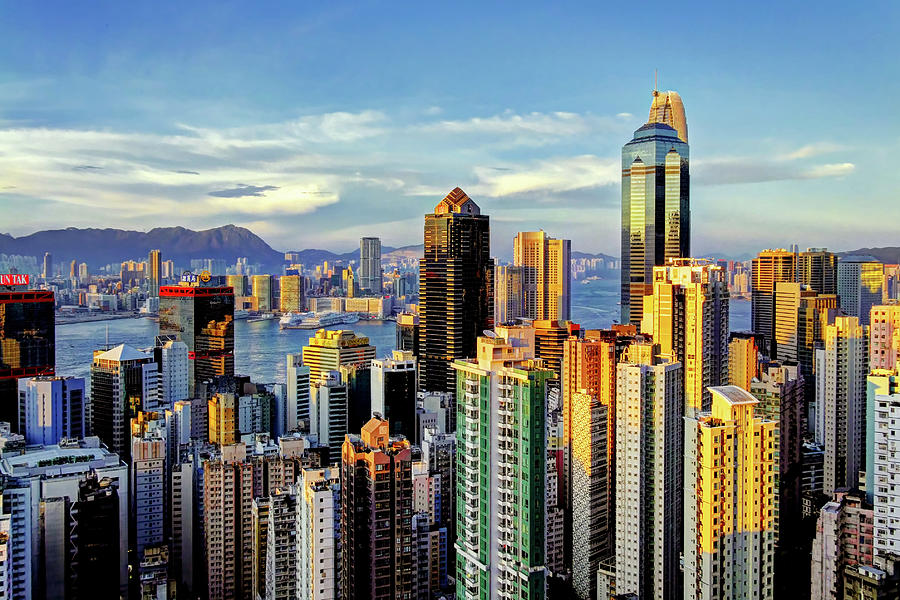Late Afternoon, Central Hong Kong Photograph by Igor Prahin