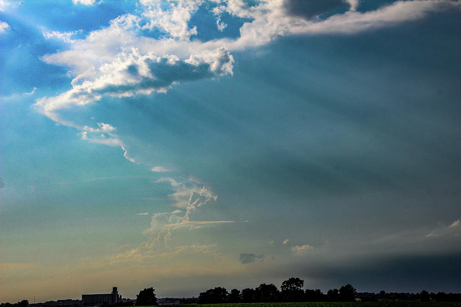 Late Afternoon Nebraska Thunderstorms 002 Photograph by Dale Kaminski
