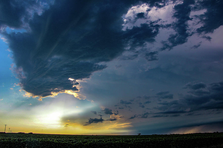 Late Afternoon Nebraska Thunderstorms 009 Photograph by Dale Kaminski