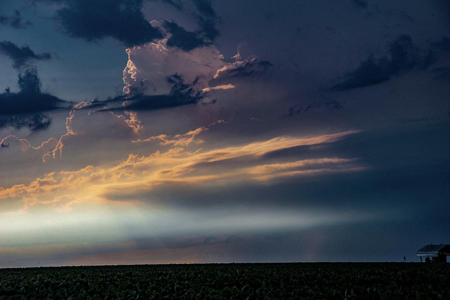 Late Afternoon Nebraska Thunderstorms 011 Photograph by Dale Kaminski