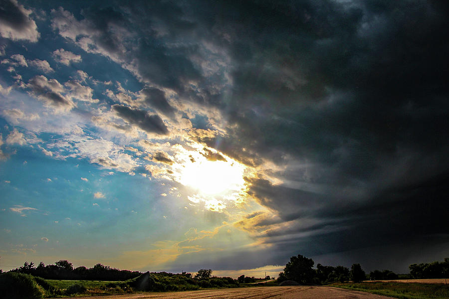 Late Afternoon Nebraska Thunderstorms 013 Photograph by Dale Kaminski