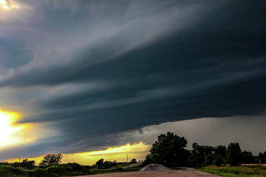 Late Afternoon Nebraska Thunderstorms 016 Photograph by Dale Kaminski