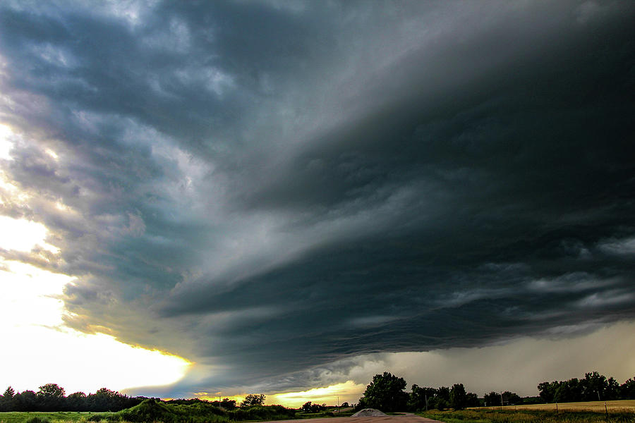 Late Afternoon Nebraska Thunderstorms 019 Photograph by Dale Kaminski