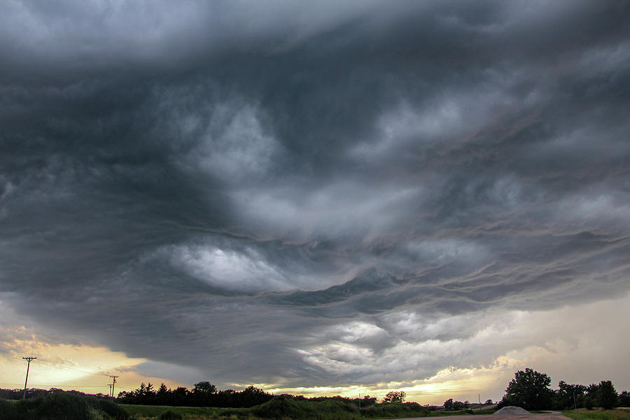 Late Afternoon Nebraska Thunderstorms 024 Photograph by Dale Kaminski