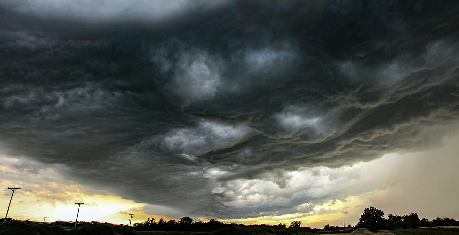 Late Afternoon Nebraska Thunderstorms 025 Photograph by Dale Kaminski