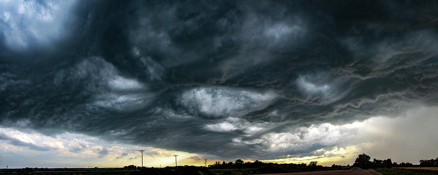 Late Afternoon Nebraska Thunderstorms 027 Photograph by Dale Kaminski