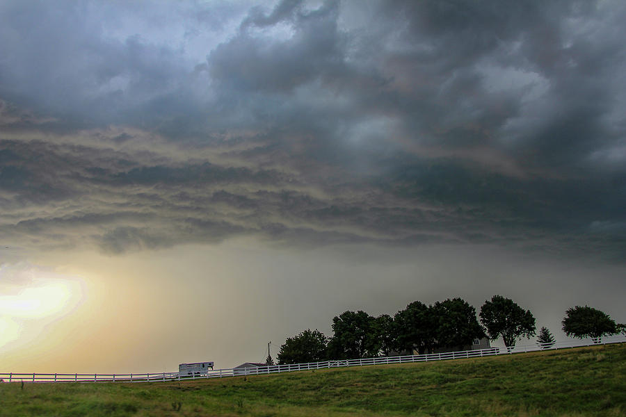 Late Afternoon Nebraska Thunderstorms 030 Photograph by Dale Kaminski