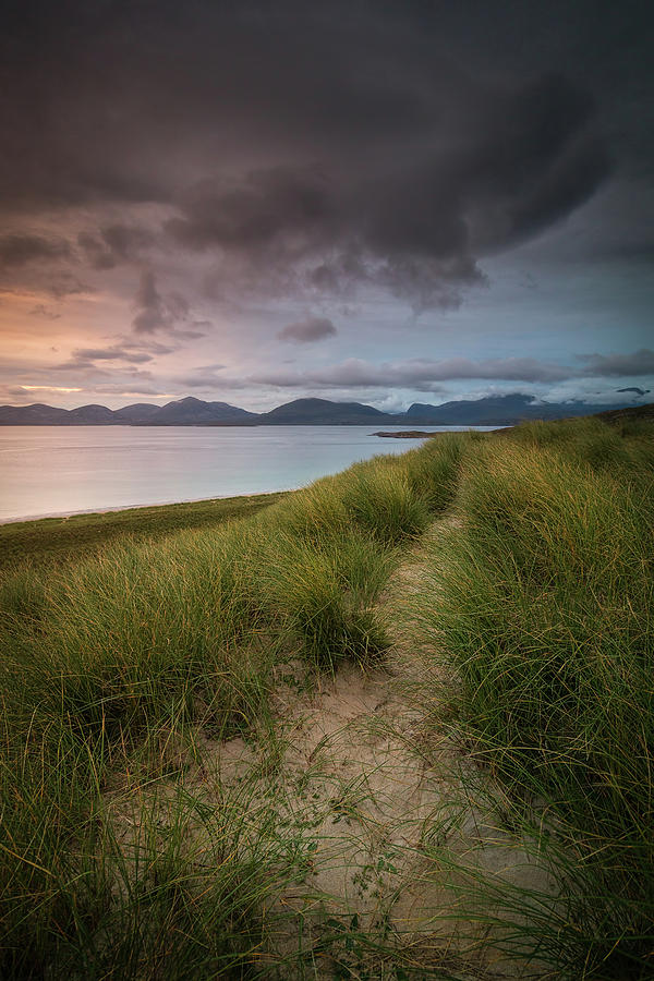 Late At Luskentyre Photograph by Adam West