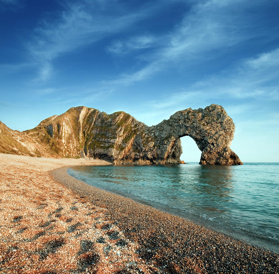 Late Evening At Durdle Door Photograph by Blackbeck