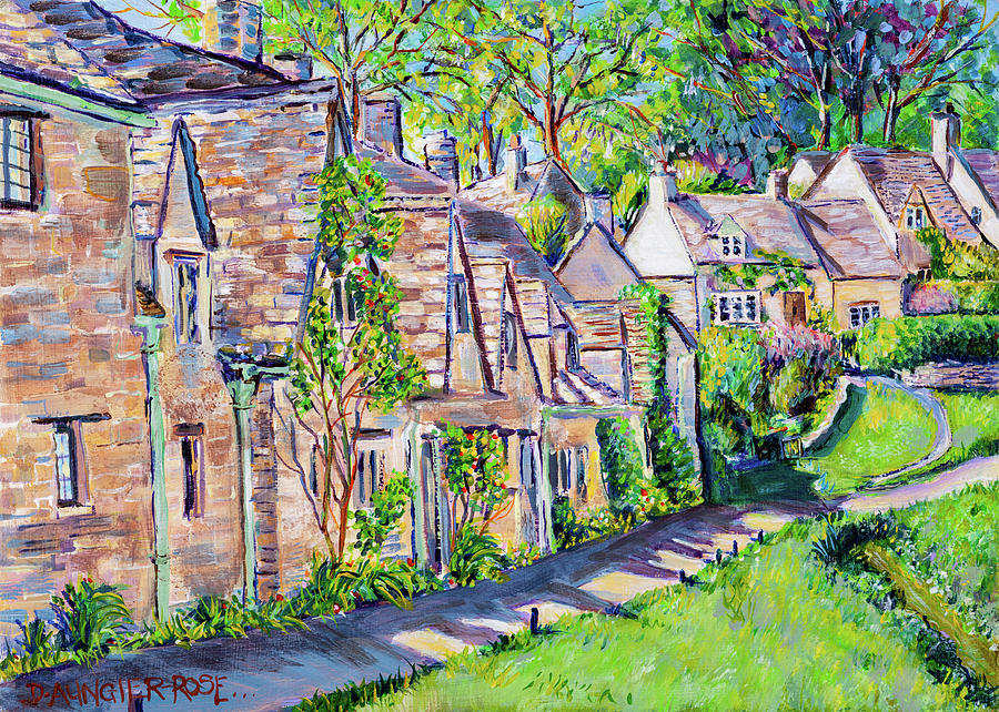 Late Spring, Arlington Row Painting by Seeables Visual Arts