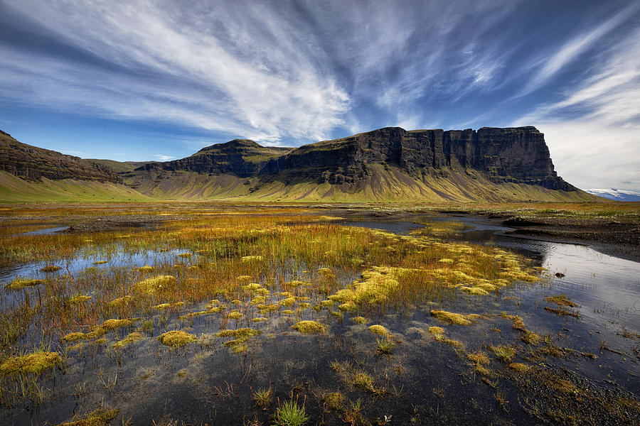 Mountain Photograph - Late Summer Day by orsteinn H. Ingibergsson
