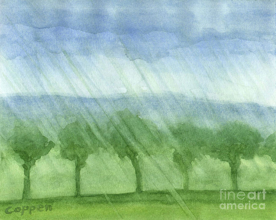 Late Summer Rain Painting by Robert Coppen