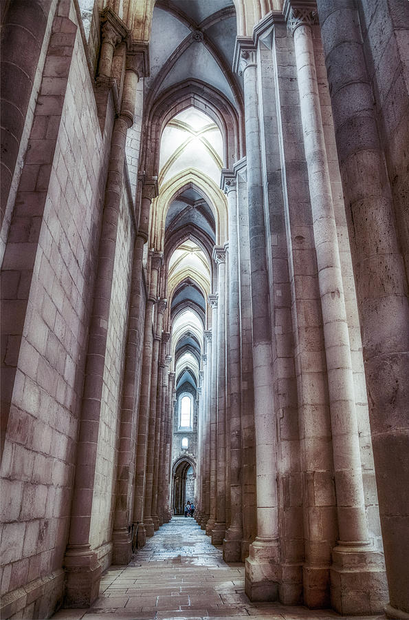 Lateral aisles of the Main Church of Alcobaca Photograph by Micah Offman