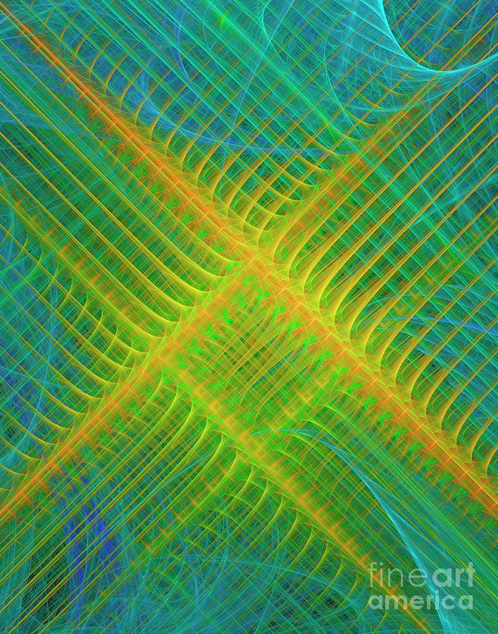 Lattices And Matrices Fractal Abstract. Photograph by David Parker/science Photo Library