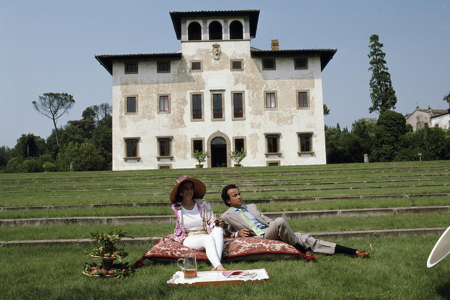 Laudomia And Alessandro Pucci Photograph by Slim Aarons