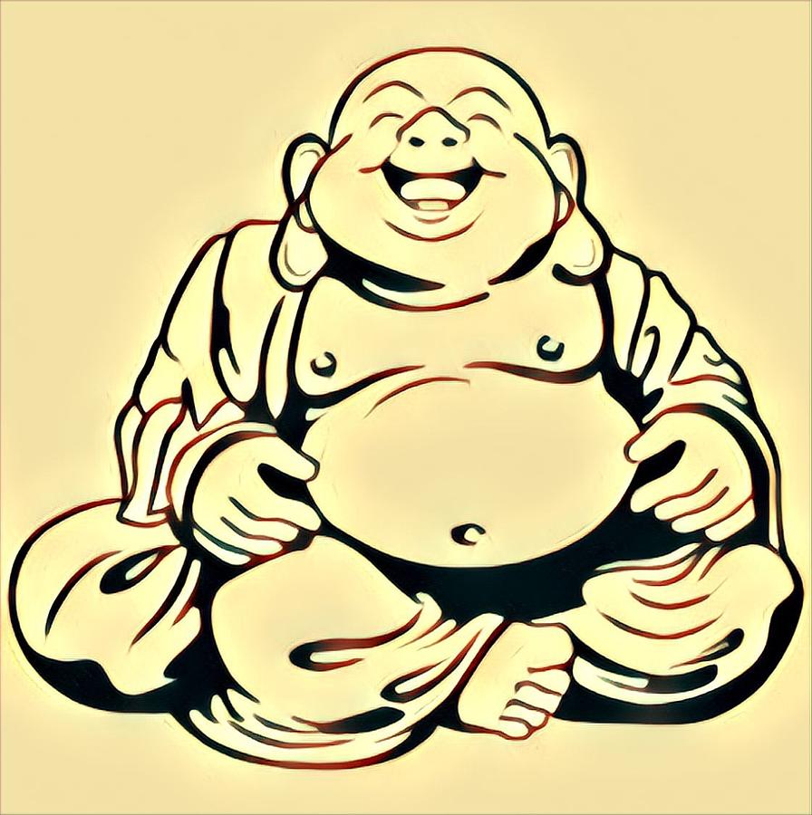 30 The Laughing Buddha High Res Illustrations - Getty Images